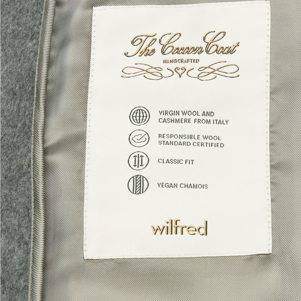 Aritzia Cocoon Long Coat Wool Cashmere size S - Picture 15 of 16